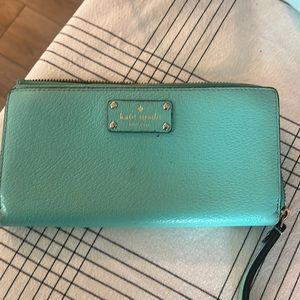 Cute green Kate spade wallet